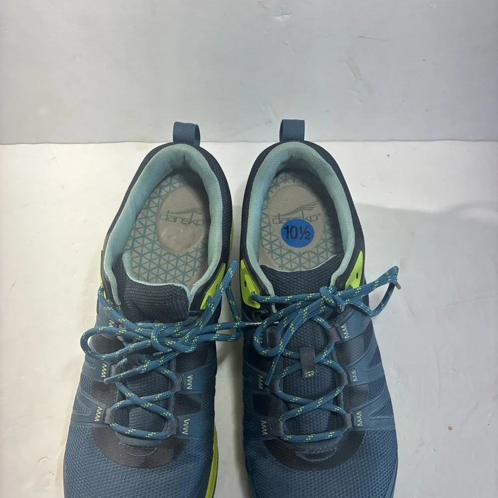 Dansko Phylicia Womens 37/ 6.5 Blue Teal Waterproof Vibram Hiking Sneakers Shoes